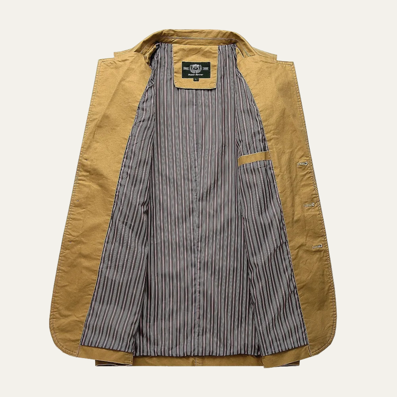 Darnell cotton blazer detail