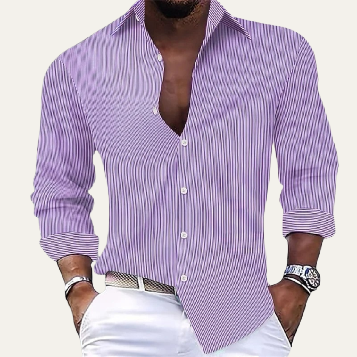 Carl shirt Light Purple