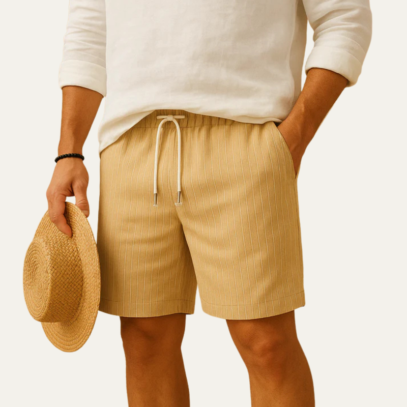 Hamish Summer Shorts Khaki
