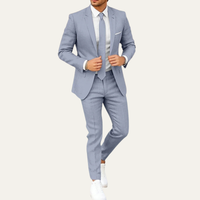 Cole | Lightweight Two Piece Formal Wedding and Business Suit Set