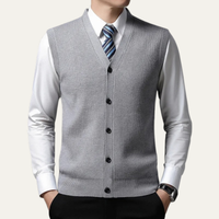 Crowther jumper vest in Grey