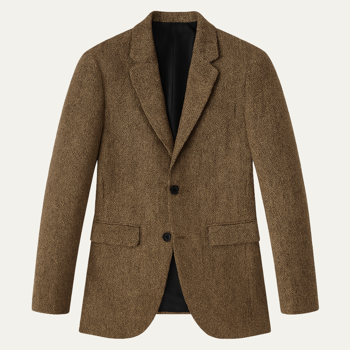 Cuthbert blazer tweed weave detail