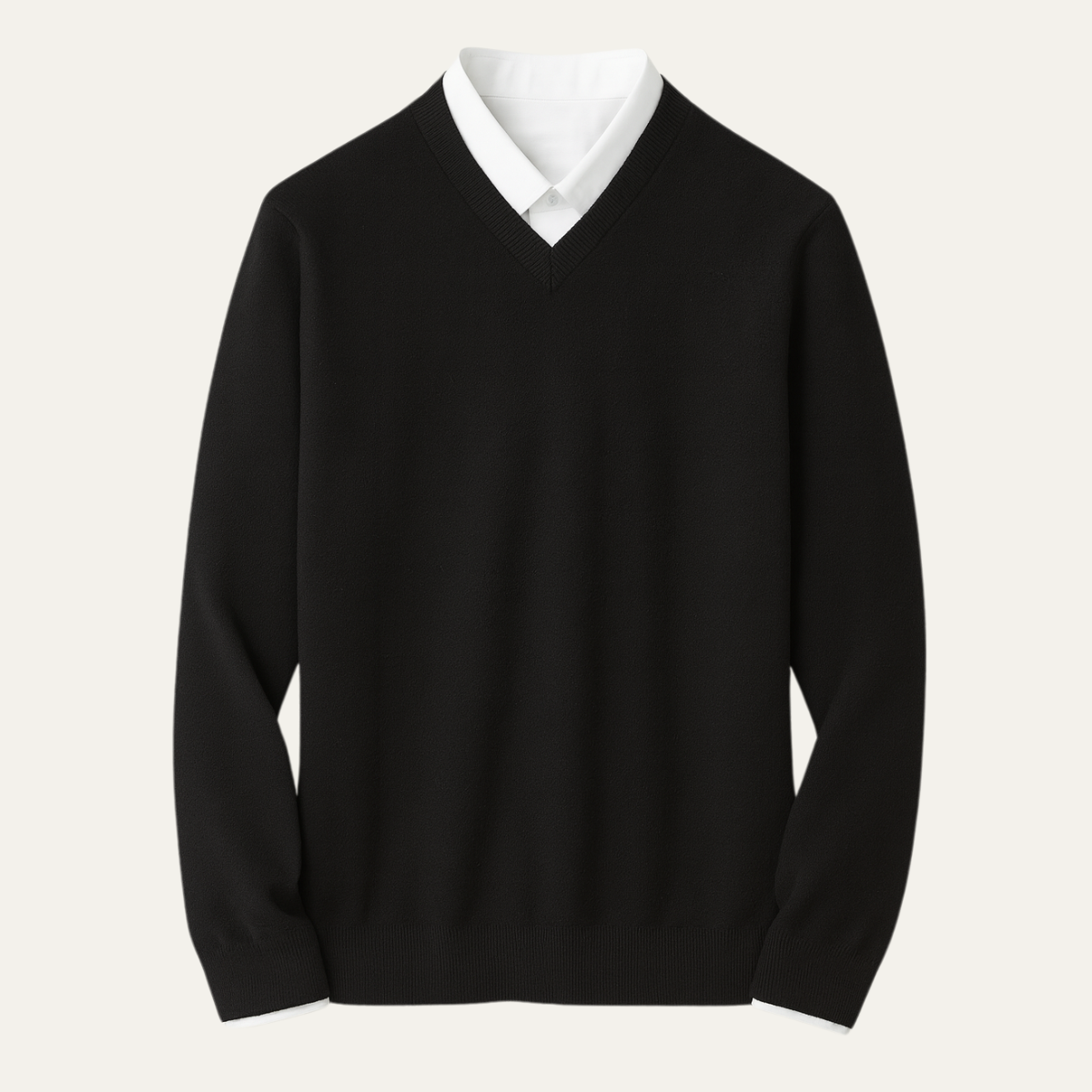 Sebastian cashmere jumper in Black