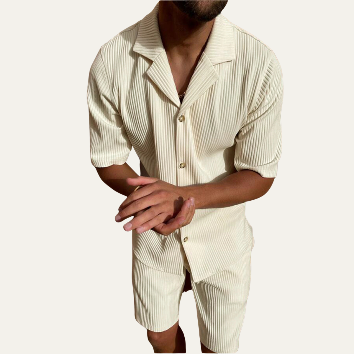 Bartholomew ribbed set detail view 2