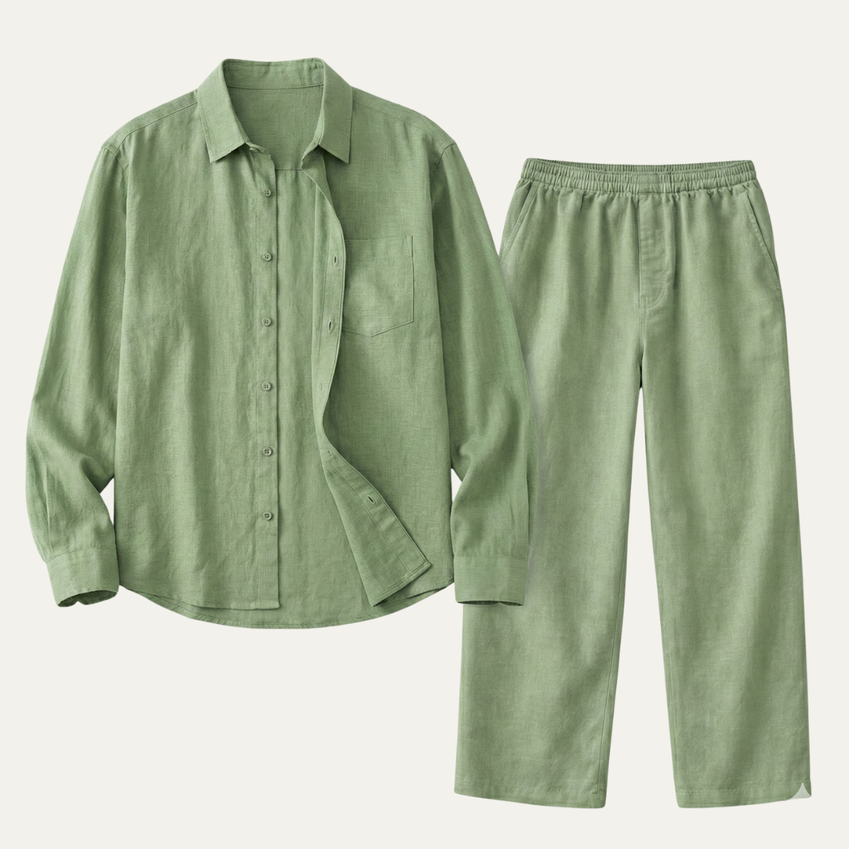 Alaric linen set detail view twelve