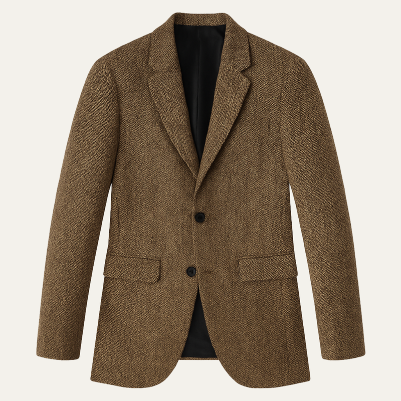 Theodore wool herringbone tweed blazer