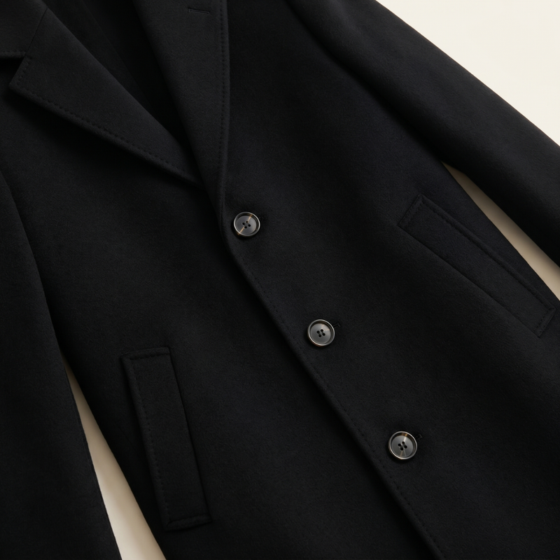 Constantine overcoat full length detail