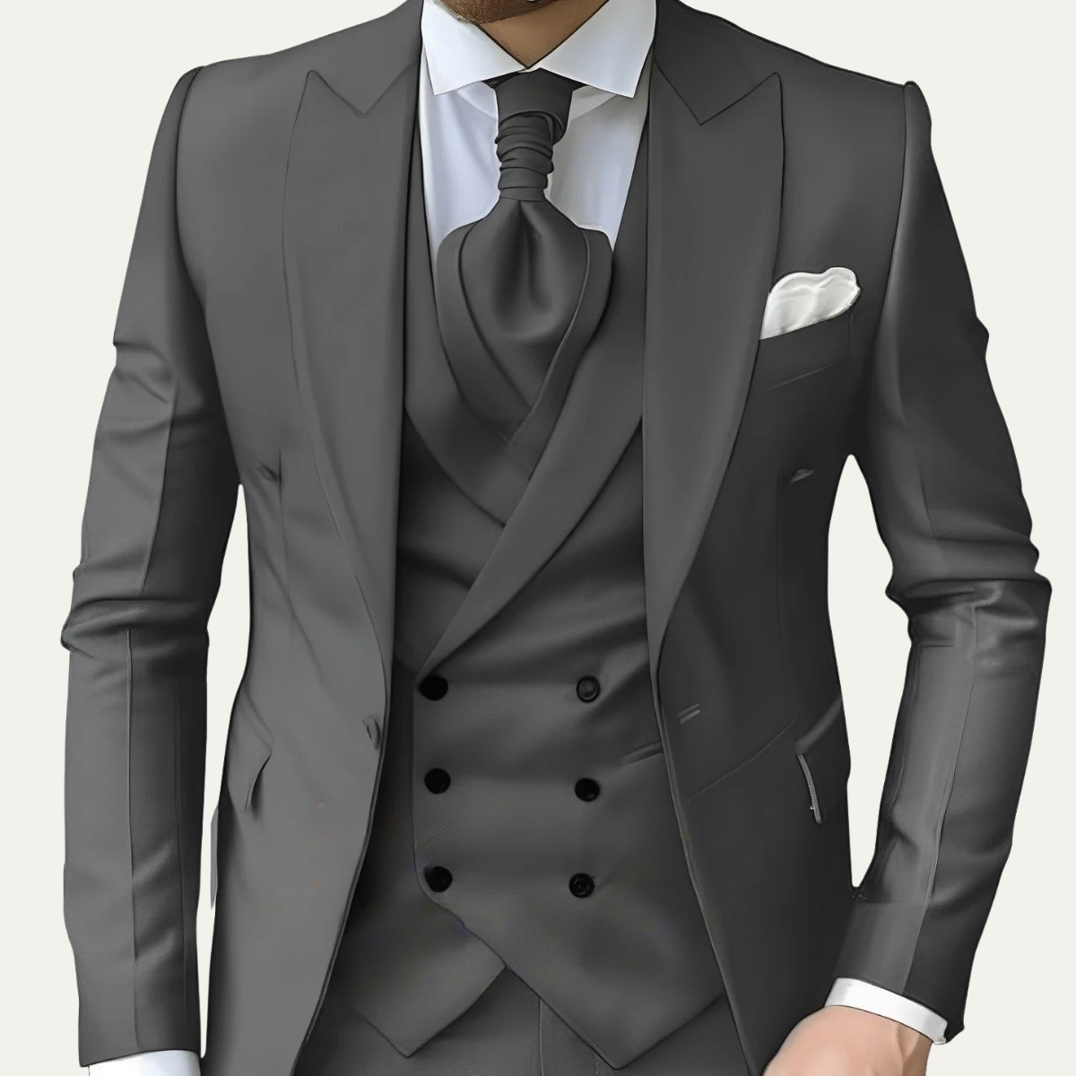Melvin | Slim Fit 3 Piece Luxury Wedding Suit