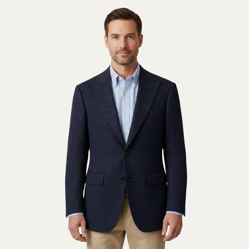 Lloyd | Tailored Tweed Fishbone Blazer