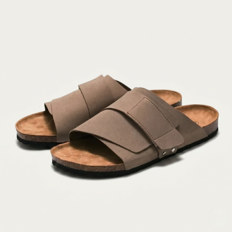 Ira cork footbed slide sandals