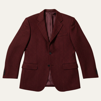 Logan | Tailored Tweed Fishbone Blazer Jacket