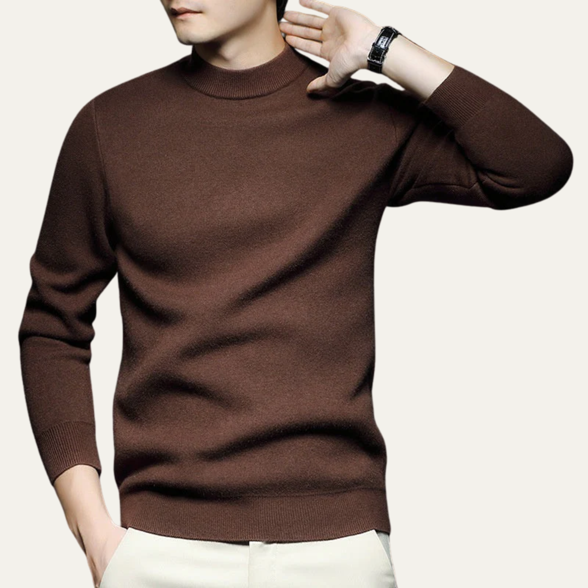 Mordecai | Trendy Crew Neck Knit Jumper
