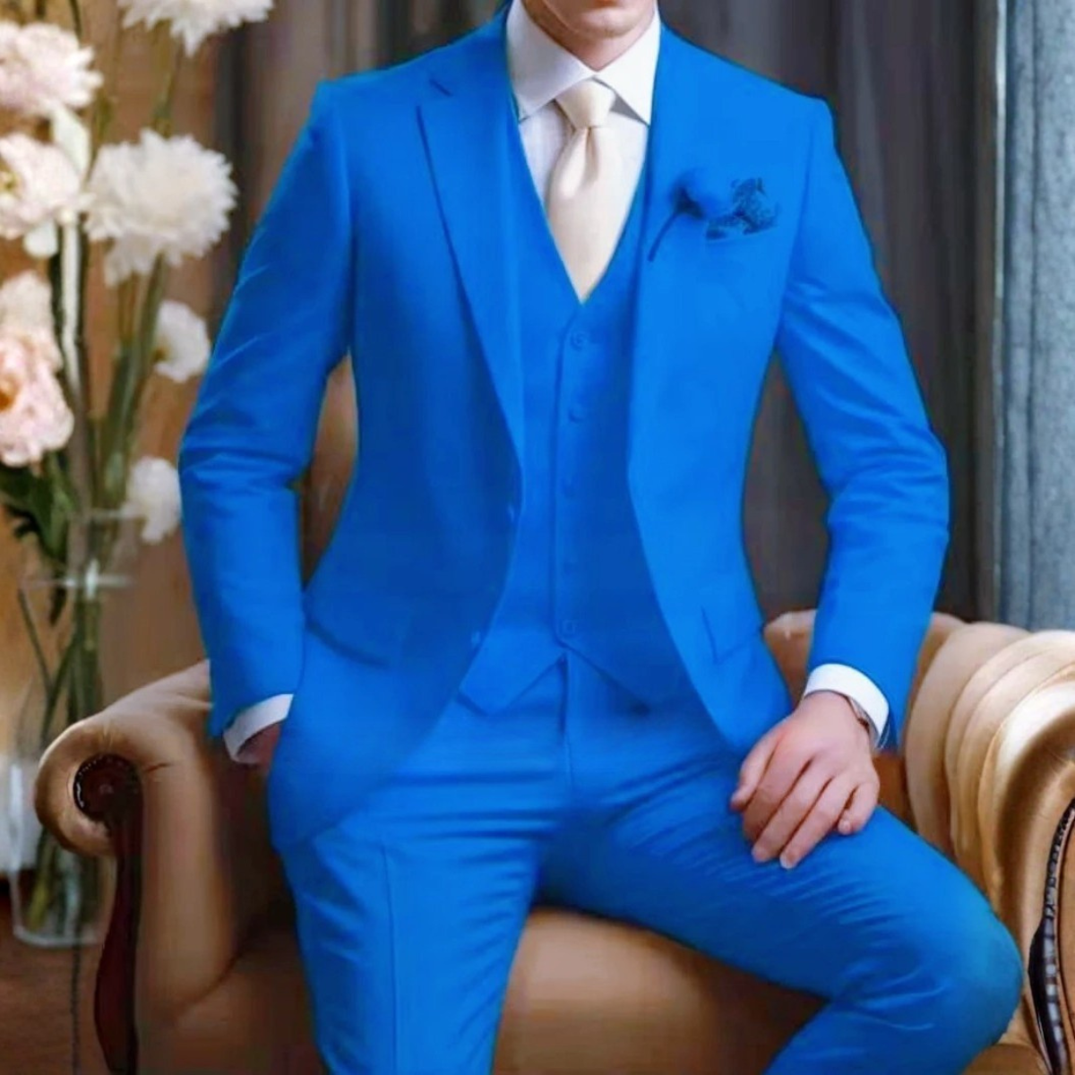 Odin | Men's Business 3 Piece Suit with Jacket, Gilet and Trousers