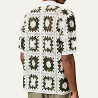 Emery | Lightweight Crochet Knit Polo Shirt for Men