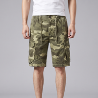Gilbert | Relaxed Fit Multi Pocket Camo Cargo Shorts for Men
