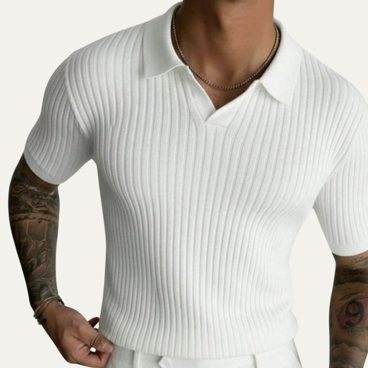 Keaton polo shirt White
