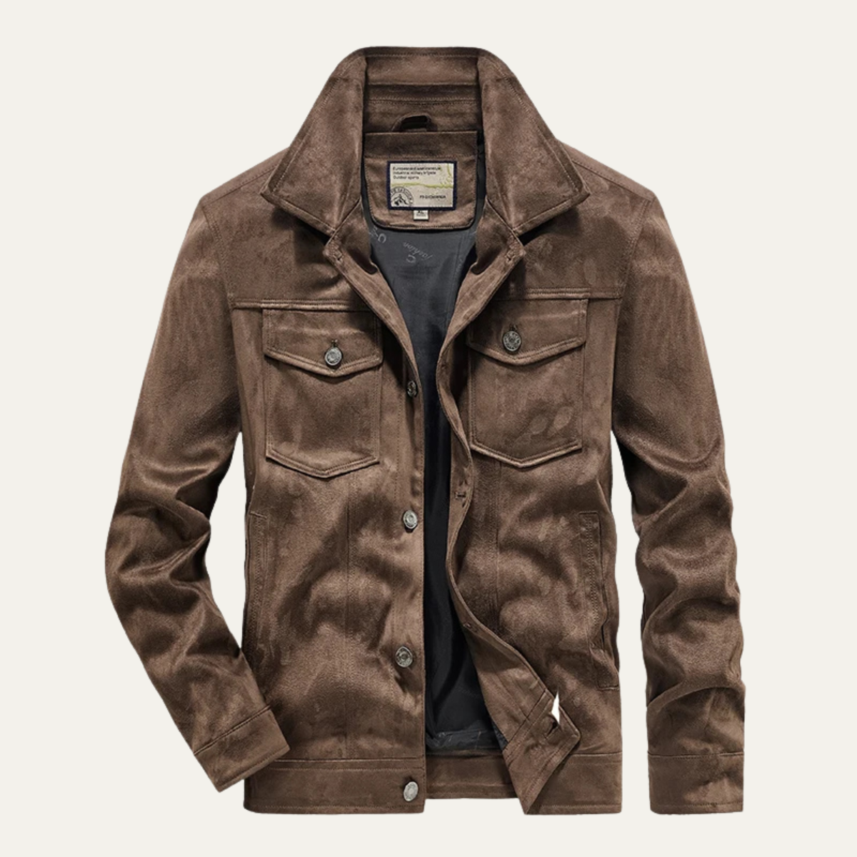 Kyle | Casual Suede Look Cargo Jacket