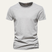 Rex Crew Neck T-Shirt Light Grey