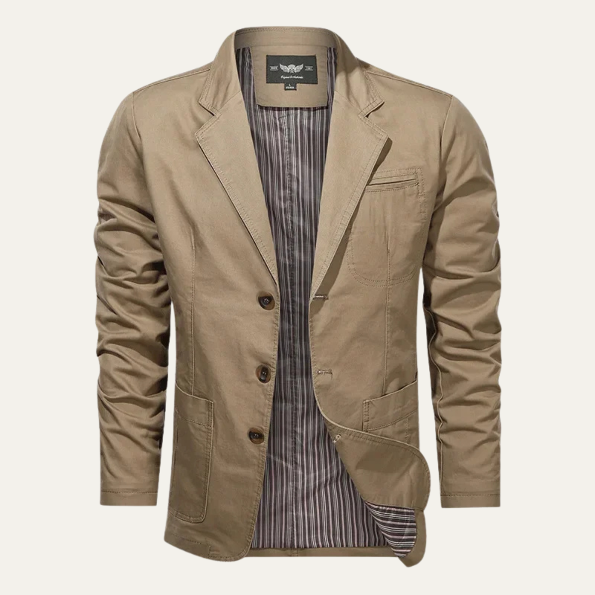 Marshall | Lightweight Cotton Single-Breasted Blazer for Men