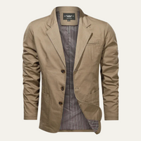 Marshall | Lightweight Cotton Single-Breasted Blazer for Men