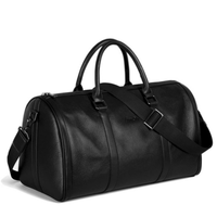 Edric | Genuine Leather Weekend Travel Duffle Bag for Men