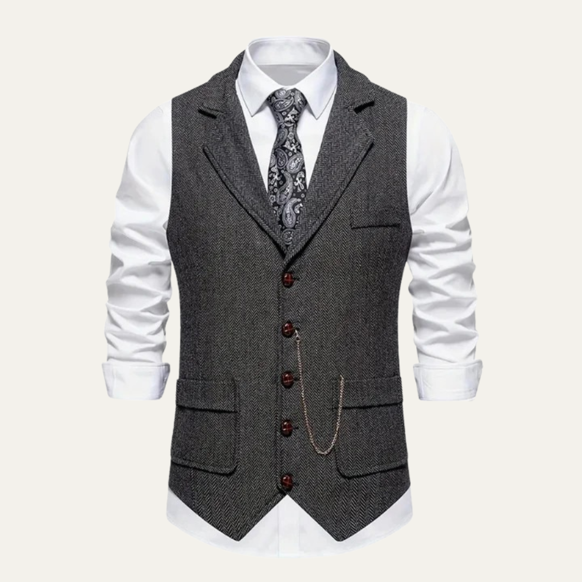 Elliot | Classic Tailored Tweed Waistcoat