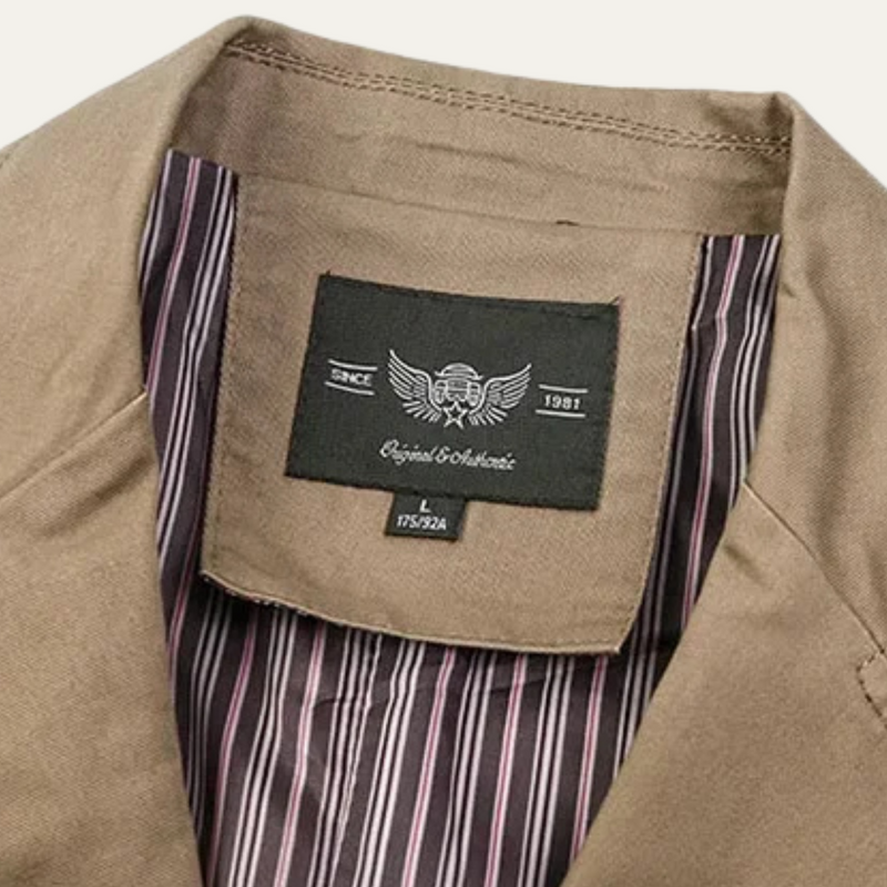 Marshall | Lightweight Cotton Single-Breasted Blazer for Men