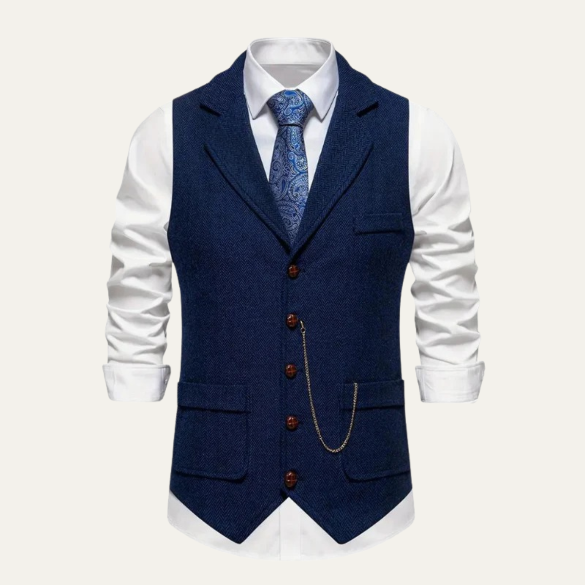 Elliot | Classic Tailored Tweed Waistcoat