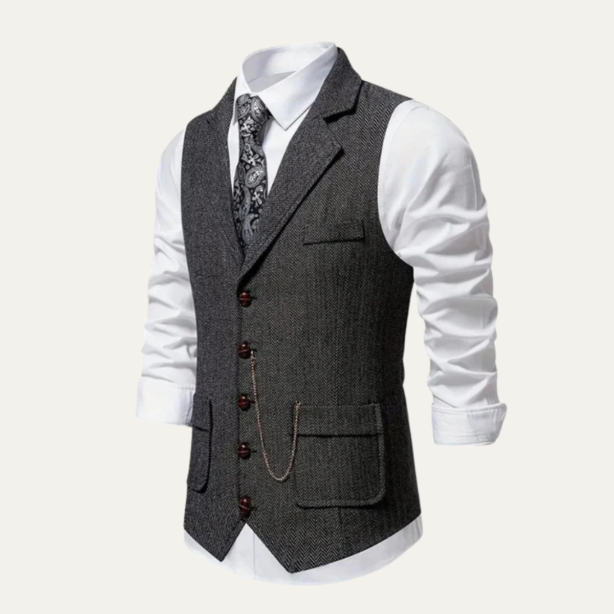 Elliot | Classic Tailored Tweed Waistcoat