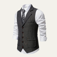 Elliot | Classic Tailored Tweed Waistcoat