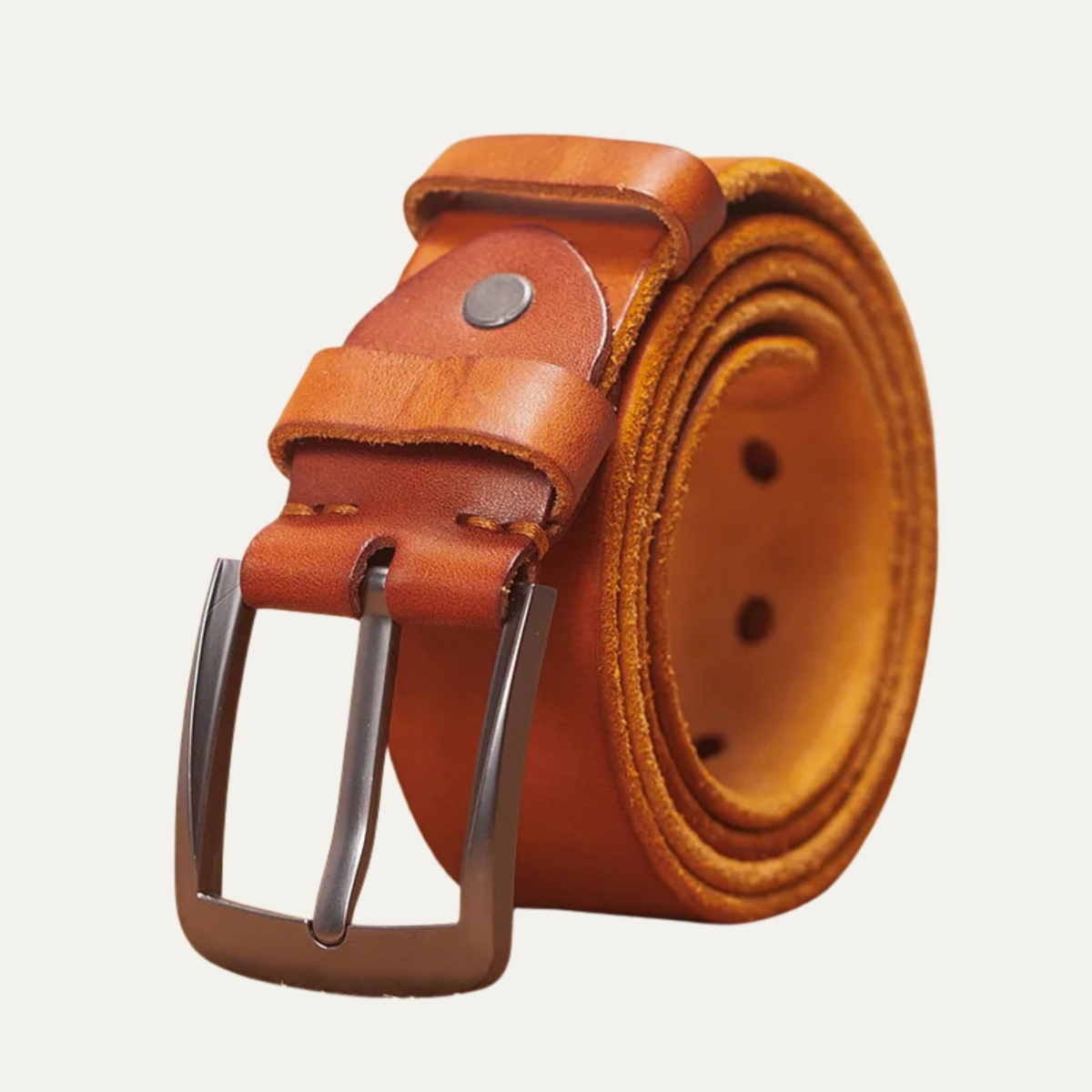 Elijah | Genuine Leather Belt with Pin Buckle
