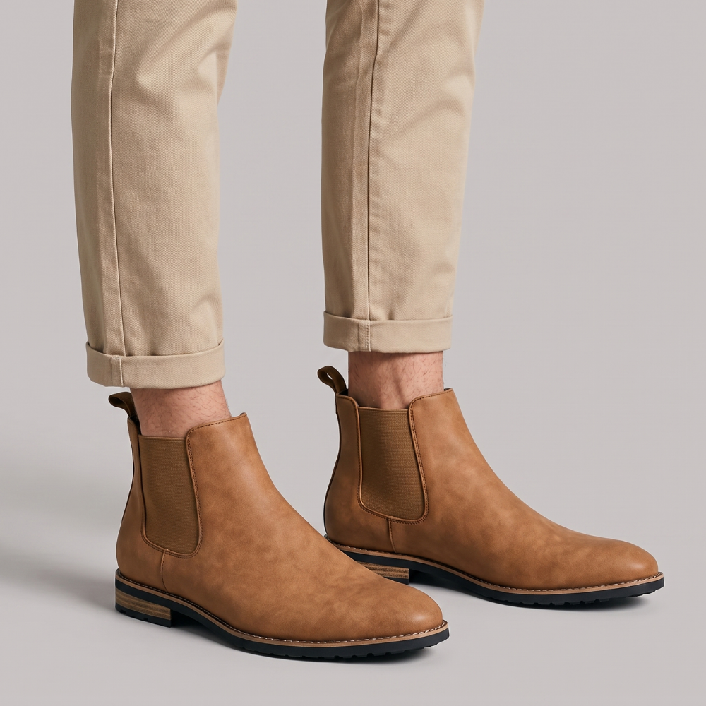 Archie | Men's Slip On Smart Casual Chelsea Boots