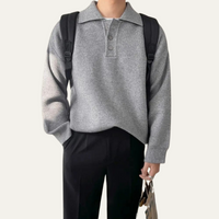Eric | Men's Tailored Casual Polo Jumper