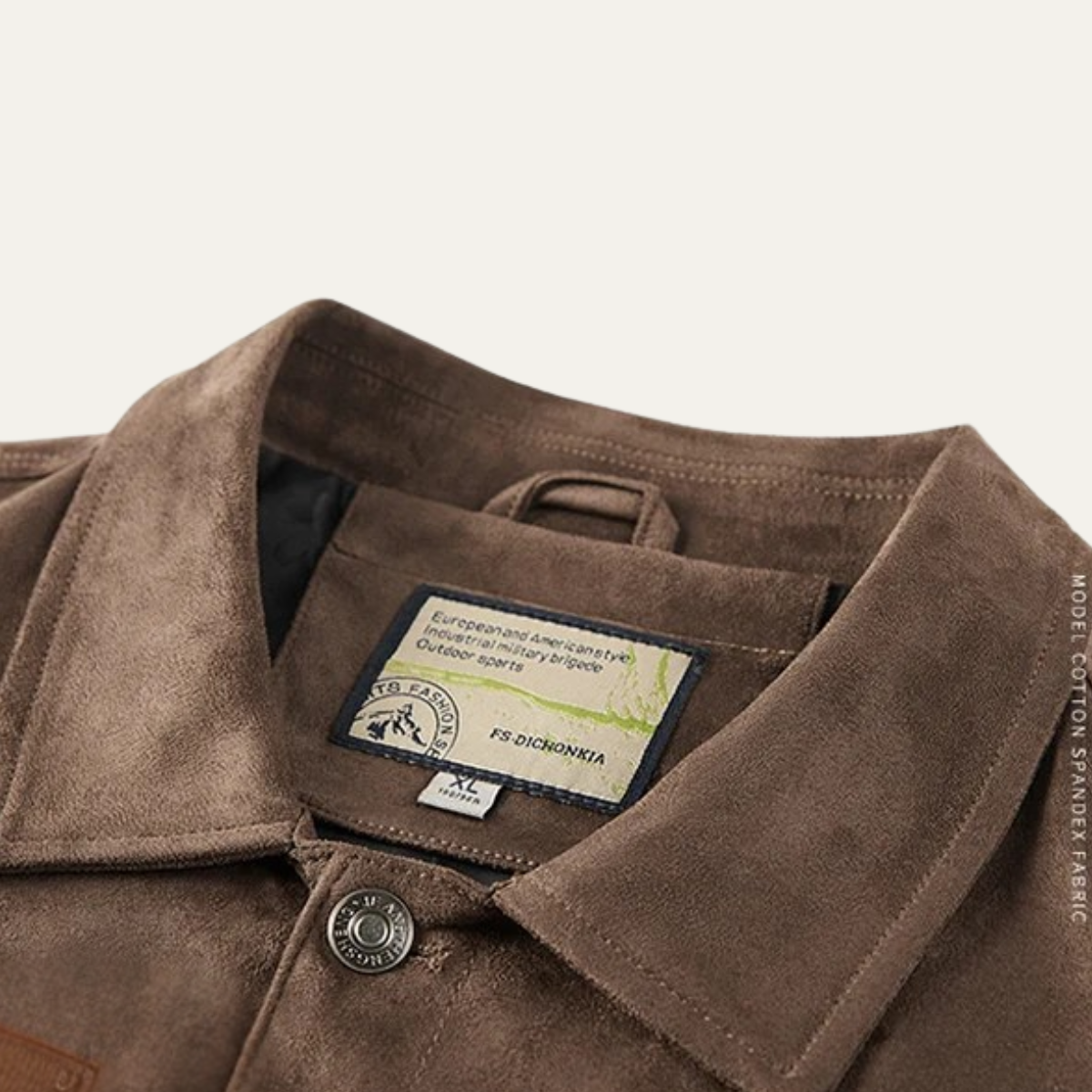 Kyle | Casual Suede Look Cargo Jacket