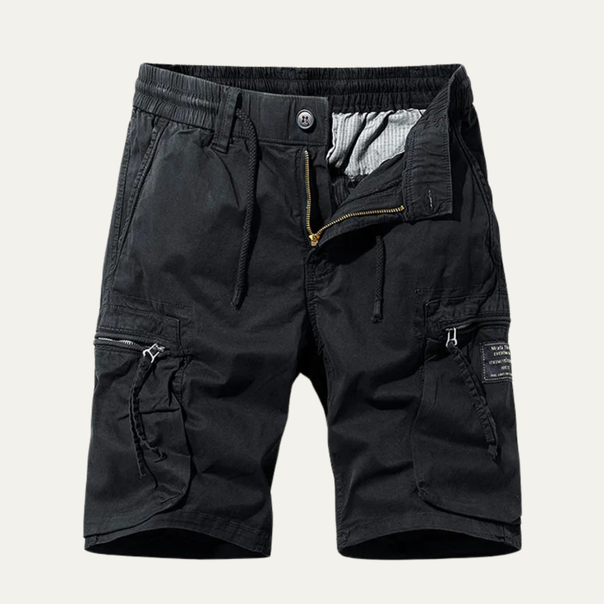 Godfrey Utility Cargo Shorts Black