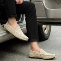 Nolan | Men's Suede Slip On Driving Loafers