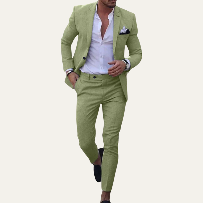 Denver | Casual Linen Two Piece Suit