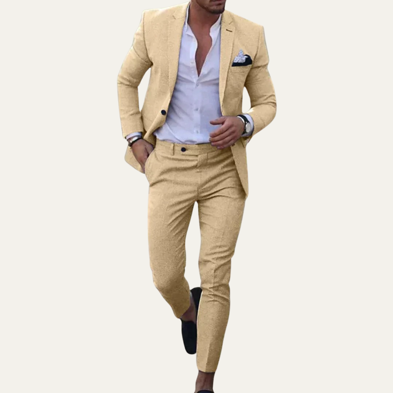 Denver | Casual Linen Two Piece Suit