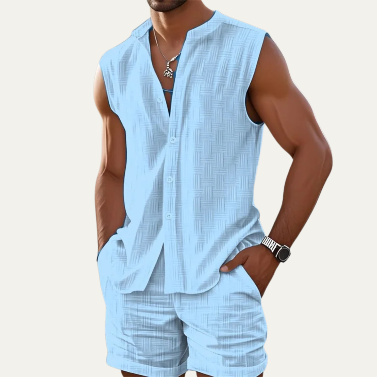 Paul set Sky Blue