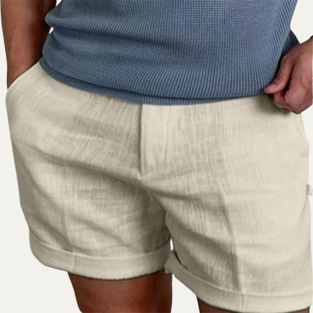 Francis | Lightweight Relaxed Fit Linen Shorts