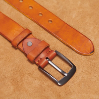 Elijah | Genuine Leather Belt with Pin Buckle