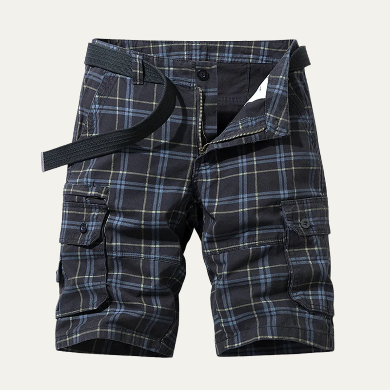 Glenn Plaid Cargo Shorts