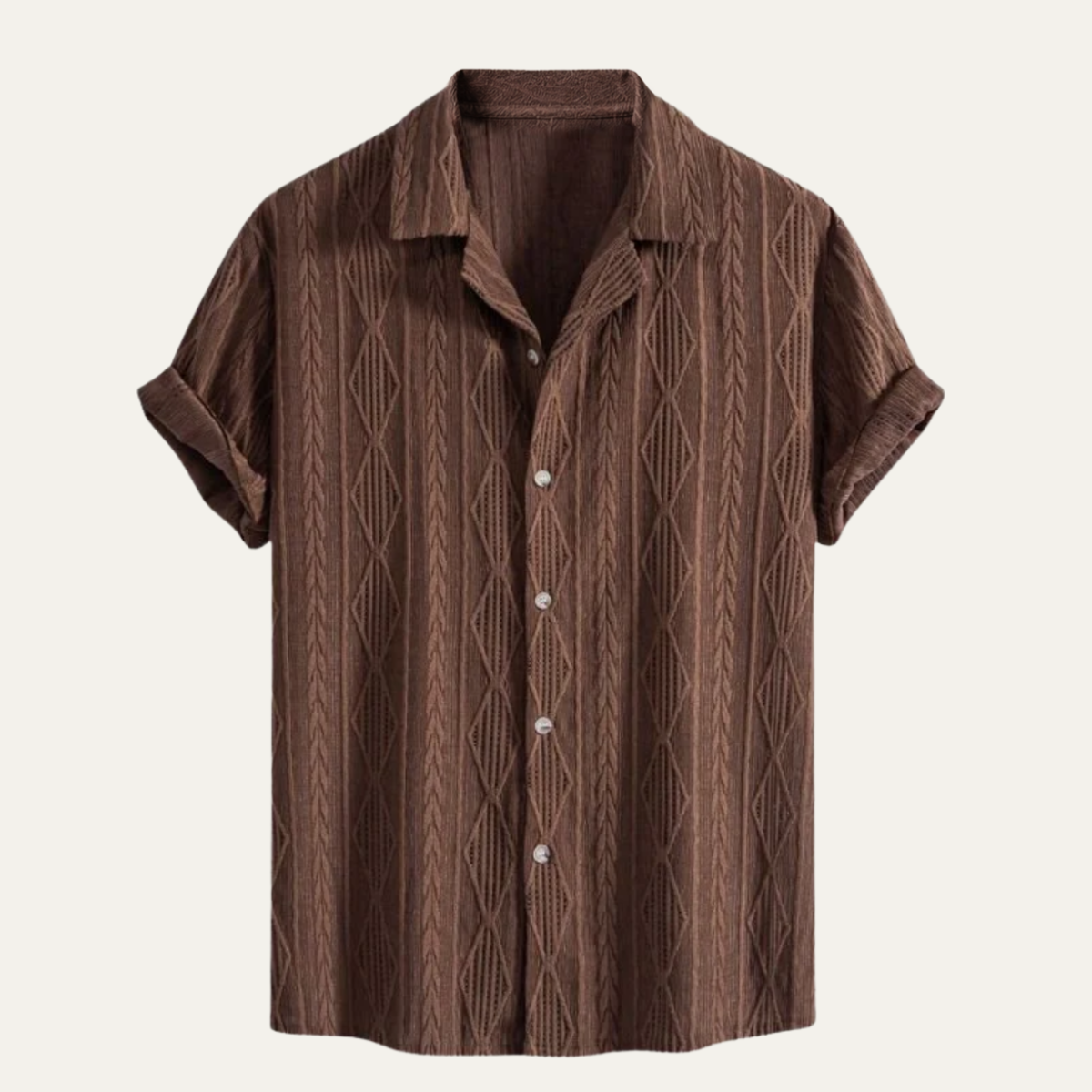 Owen | Textured Short Sleeve Summer Shirt