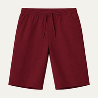 Gavin textured relaxed fit drawstring shorts