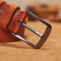 Elijah | Genuine Leather Belt with Pin Buckle