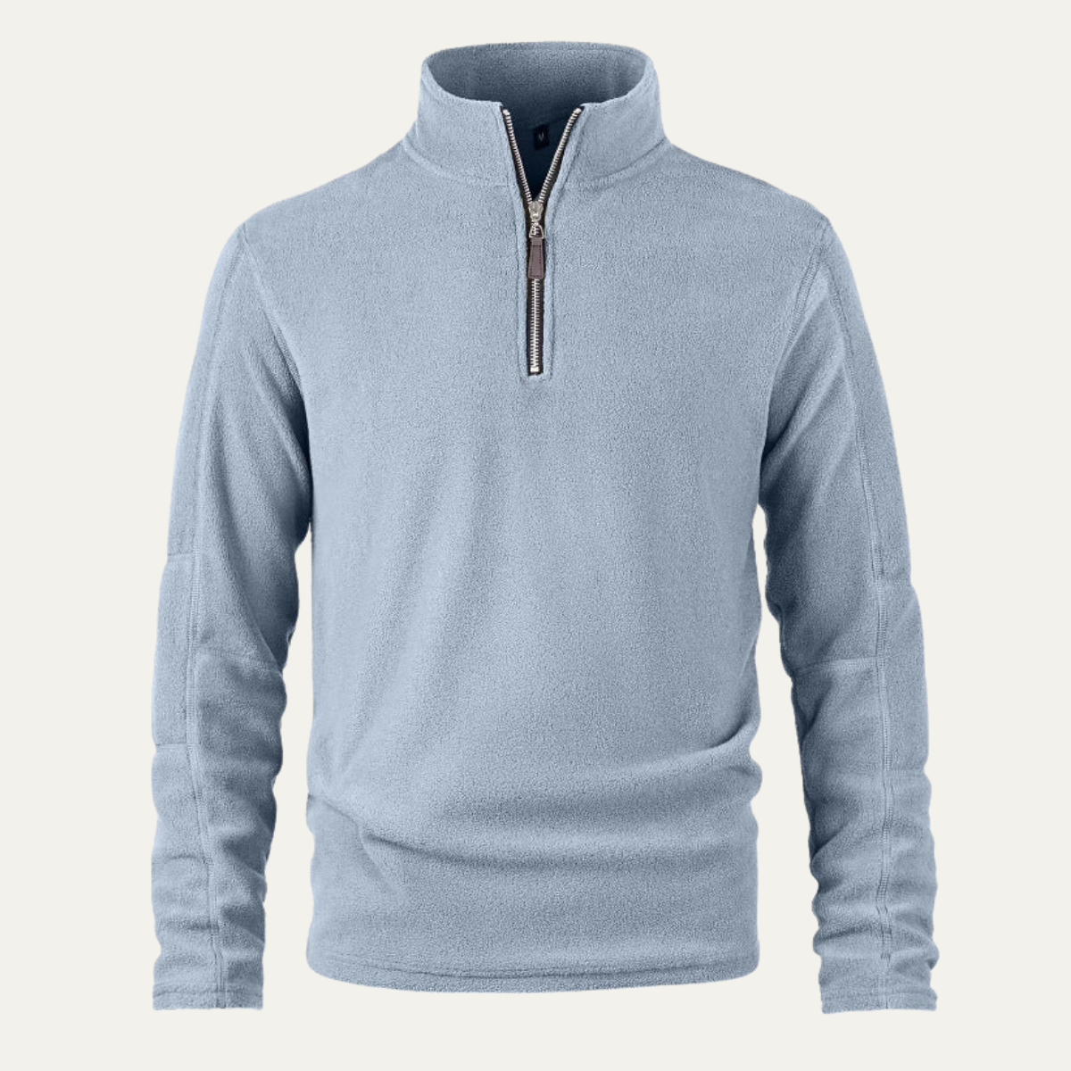 Mitchell | Half Zip Fleece Lined Knit Jumper