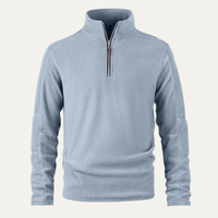 Mitchell | Half Zip Fleece Lined Knit Jumper