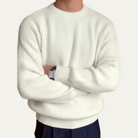 Fabian | Men's Ribbed Crew Neck Knit Jumper