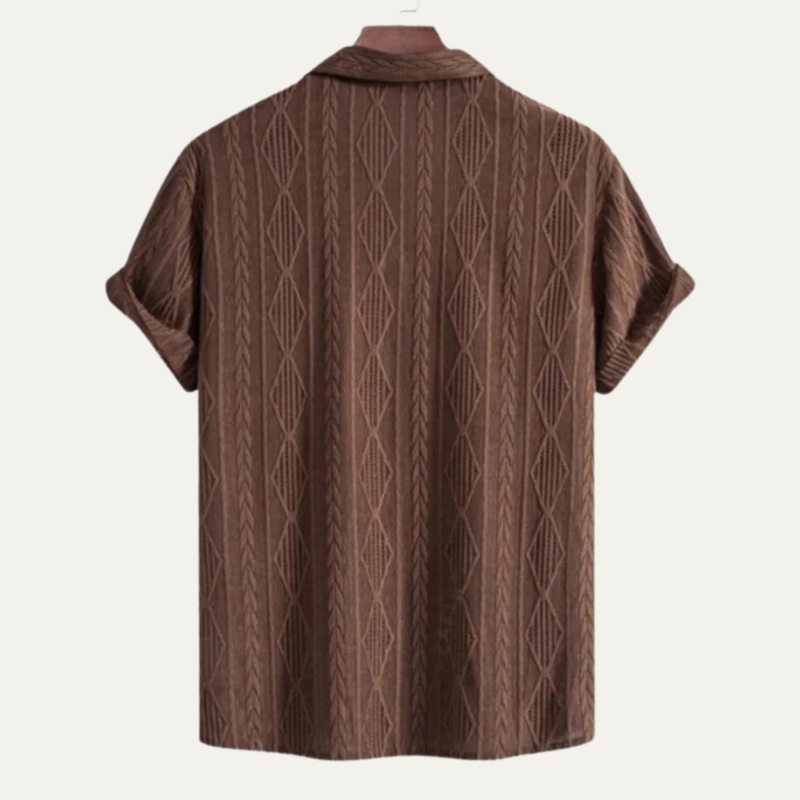 Diego | Textured Short Sleeve Shirt
