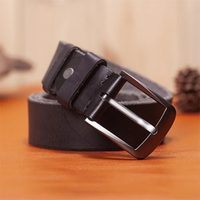 Elijah | Genuine Leather Belt with Pin Buckle
